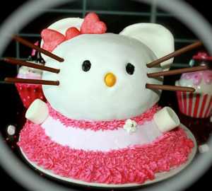 gateau 3d hello kitty