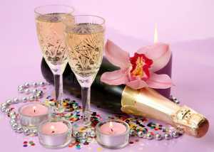 champagne et fleurs 24567924